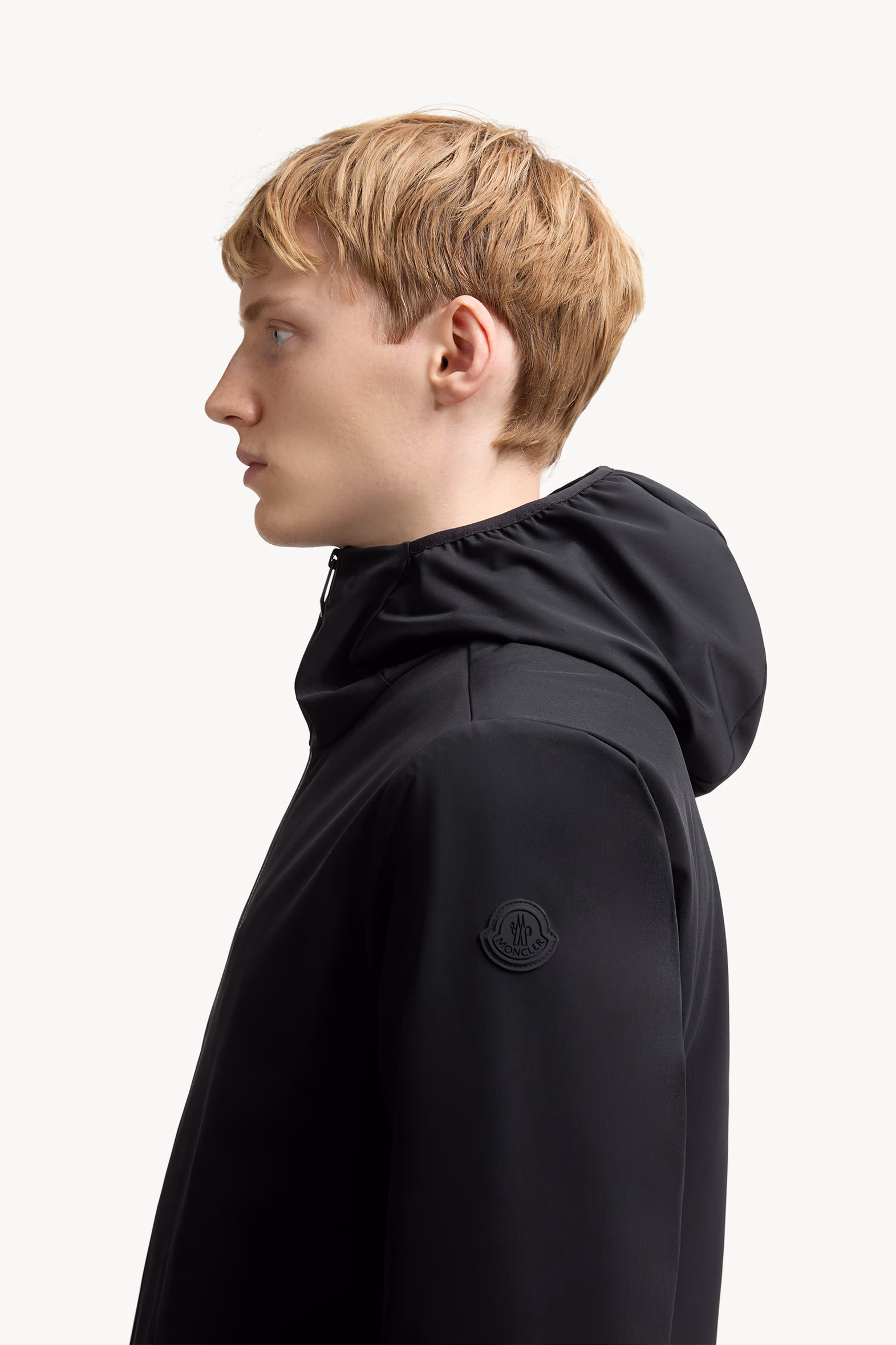 Batisse Hooded Short Down Jacket Men Black Moncler 4